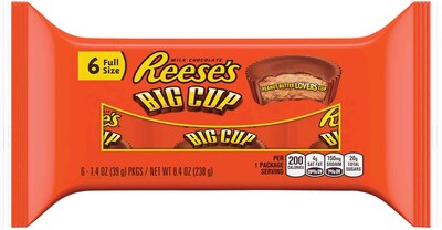 Reeses BIG CUP Peanut Butter Milk Chocolate Cup, 8.4 oz., 2/Pack (246-01153)