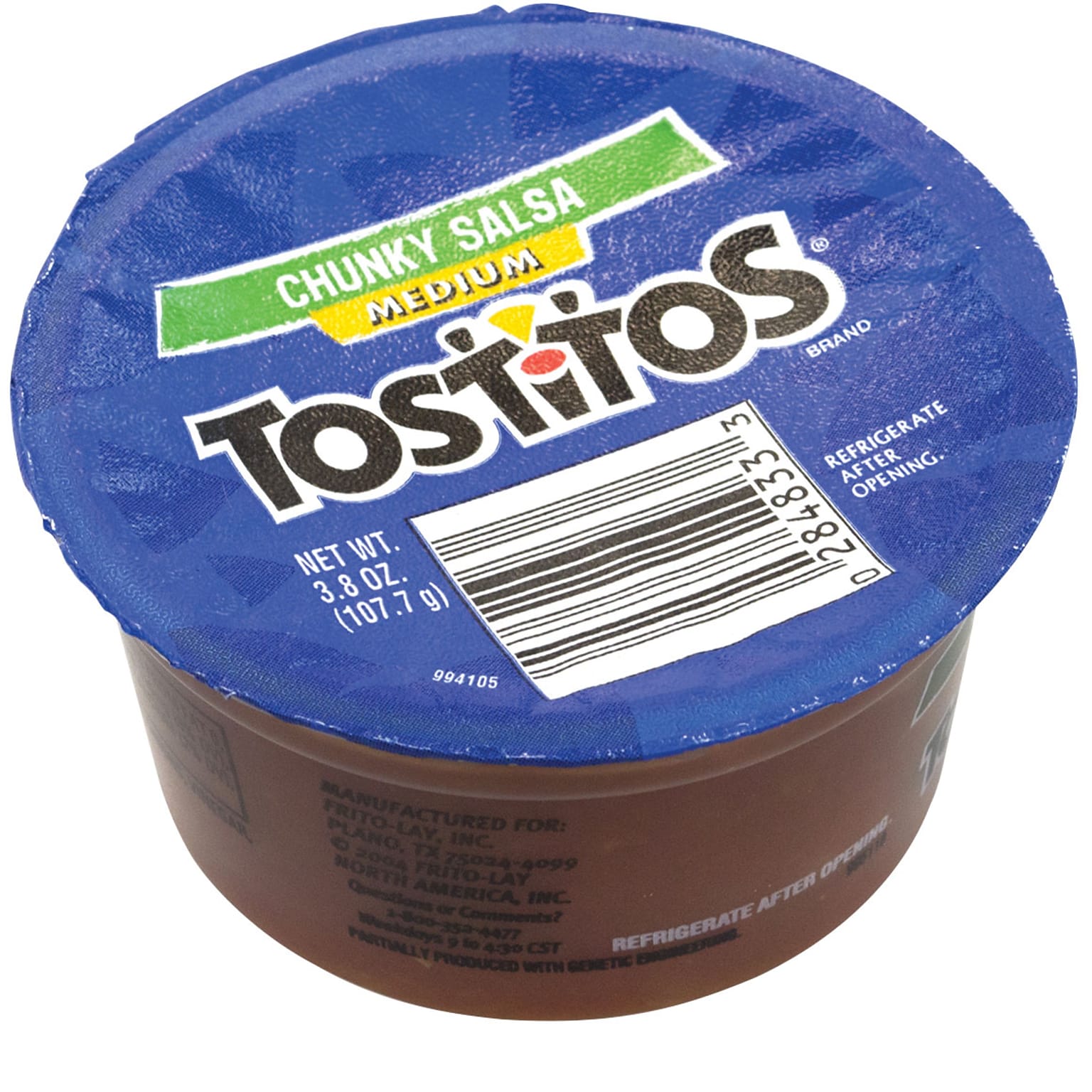 Tostitos Medium Chunky Salsa Tomato Salsa, 3.8 oz., 30/Pack (295-00068)