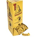 Toblerone Mini Swiss Milk Chocolate with Honey-Almond Nougat Candy Bar, .28 oz., 100/Box (304-00012)