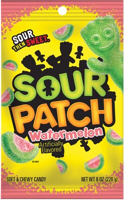 Sour Patch Kids, Watermelon, 8 oz., 12/Pack (304-00041)