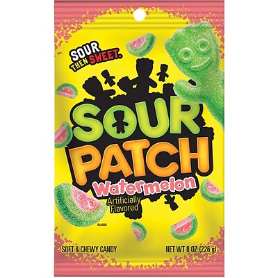Sour Patch Kids, Watermelon, 8 oz., 12/Pack (304-00041)