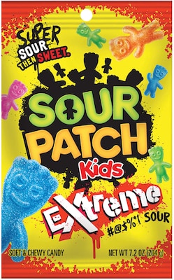 Sour Patch Kids Extreme, 7.2 oz, 12 Count (304-00045)