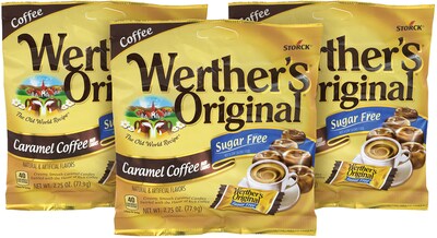 Werthers Original Sugar Free Caramel Coffee Hard Candy, 2.75 oz., (302-01007)