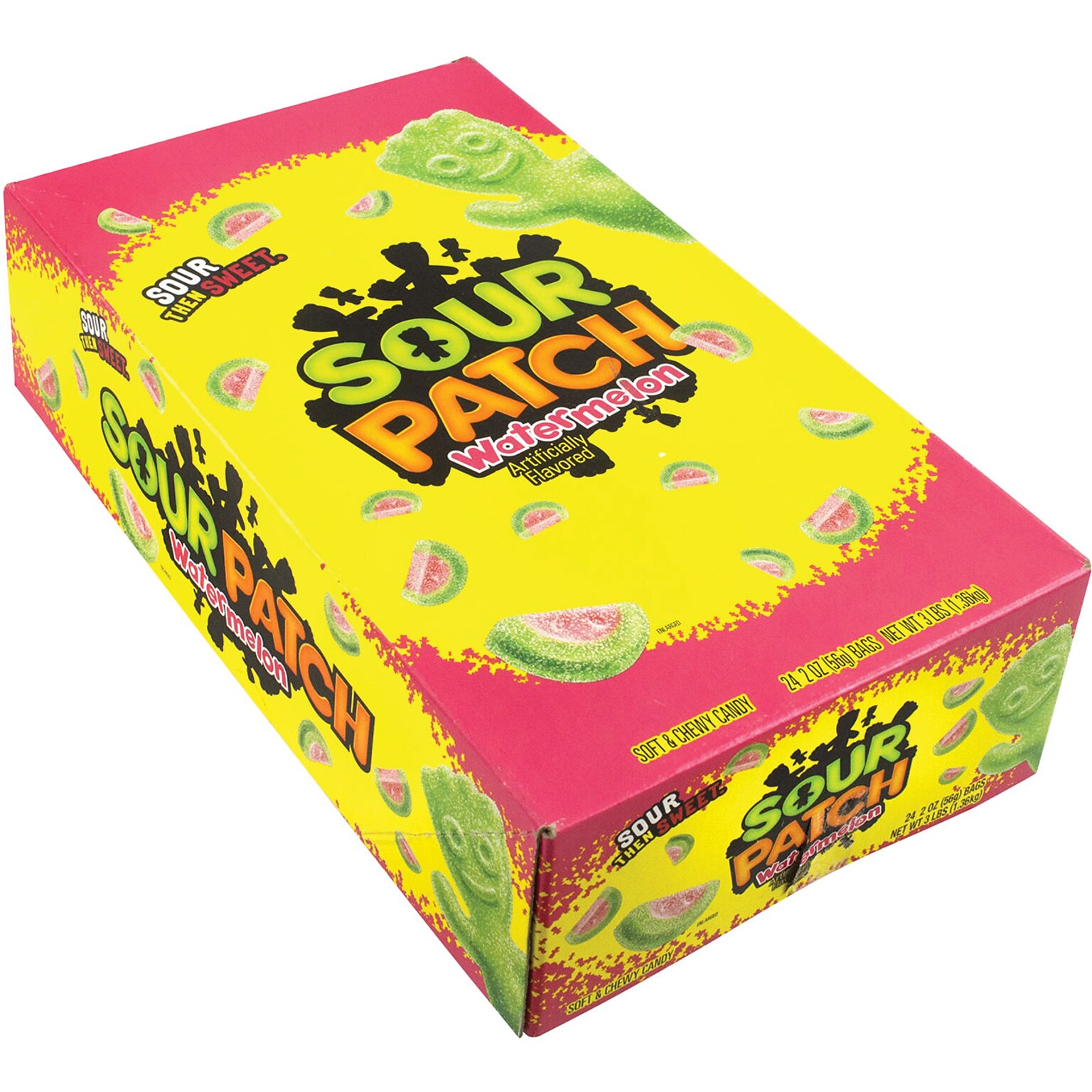 Sour Patch Kids Watermelon Gummy Candy, 2 oz., 24/Pack (304-00004)