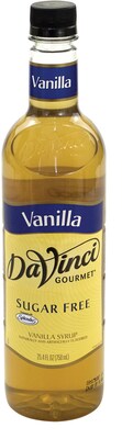 DaVinci Gourmet Sugar Free Vanilla Syrup, 750 mL., 4/Pack (307-00023)