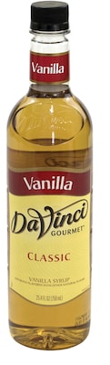 DaVinci Gourmet Vanilla Syrup, 750 mL., 4/Pack (307-00026)