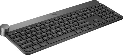 Logitech Craft Advanced with Creative Input Dial Wireless Keyboard, Gray (920-008484)