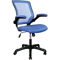 Techni Mobili Mesh Task Chair, Blue