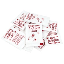 Single Serve Iodized Salt Packet 3000 Count