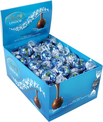 Lindt Lindor Truffles Sea Salt Milk Chocolate Truffles, (209-00387)