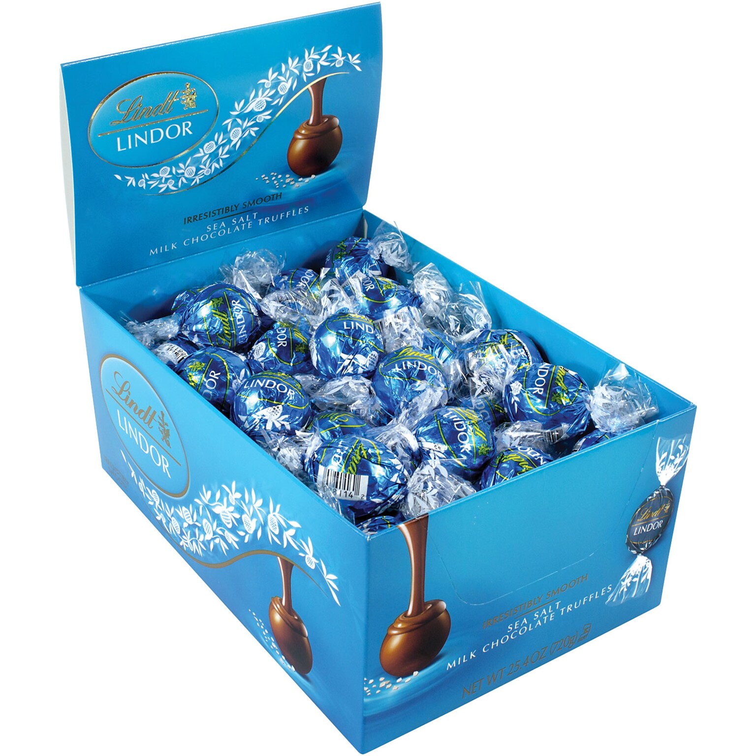 Lindt Lindor Truffles Sea Salt Milk Chocolate Truffles, (209-00387)