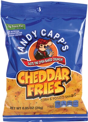 Andy Capps Cheddar Fries .85 oz 72 Count