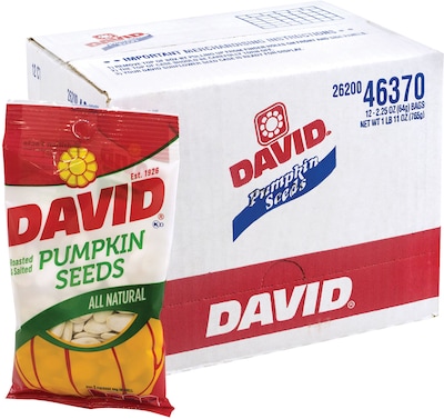 David Pumpkin , 2.25 oz, 12 Count