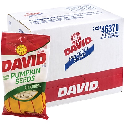 David Pumpkin , 2.25 oz, 12 Count