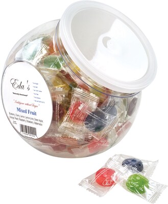 Edas Mixed Fruit Hard Candy Sugar-Free Tub, 1 lb
