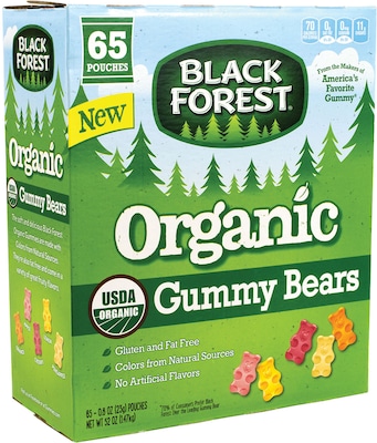 Black Forest Organic Gummy Bears, 0.8 oz, 65 Count