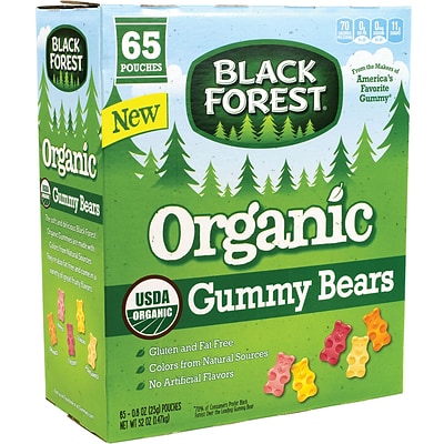 Black Forest Organic Gummy Bears, 0.8 oz, 65 Count