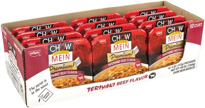 Chow Mein Teriyaki Beef Flavor, 12 Count