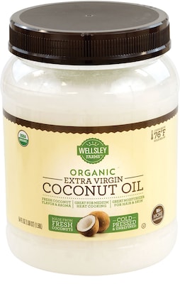 Wellsley Farms Organic Extra Virgin Coconut Oil, 54 fl oz