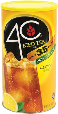 4C Iced Tea Mix Lemon, 5.49 lb