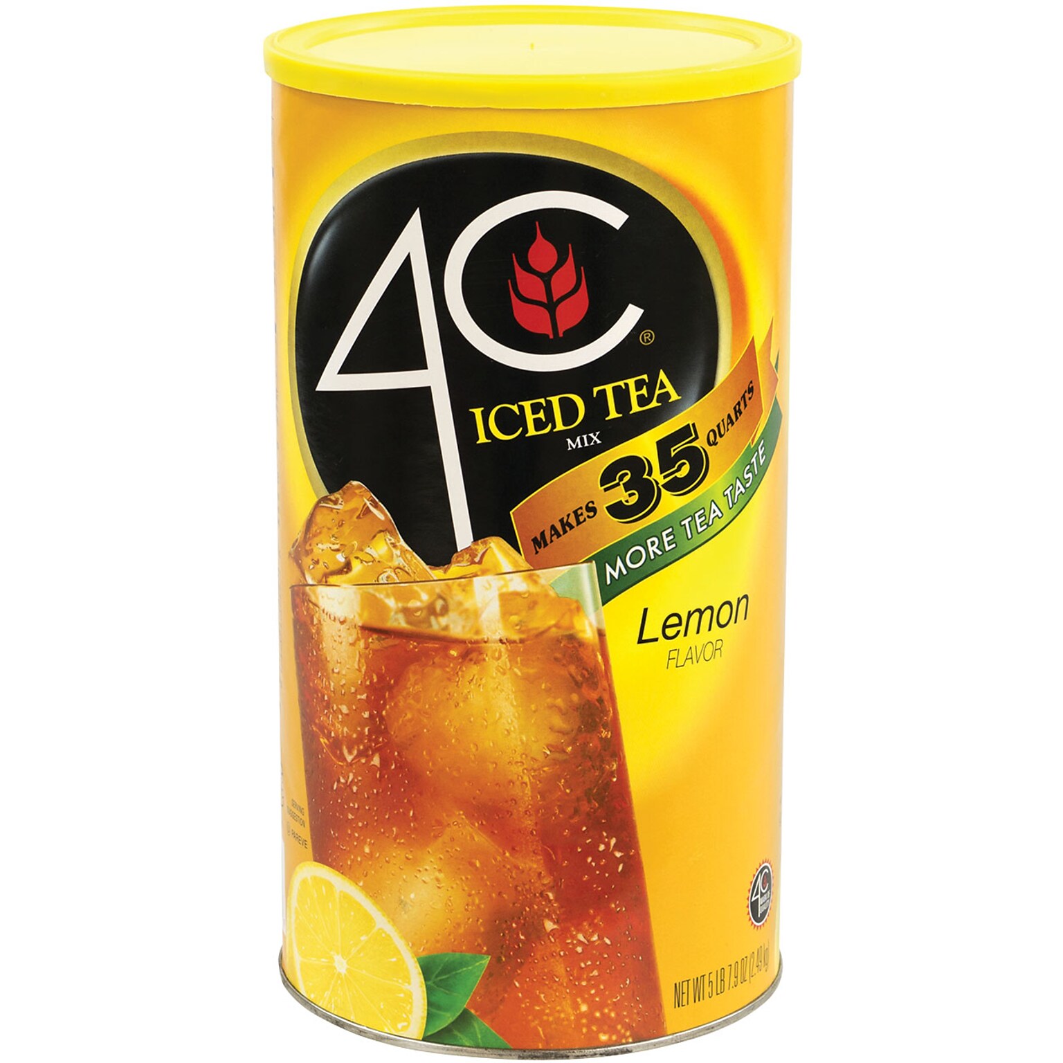 4C Iced Tea Lemon Powder Drink Mix, 5.49 lb (220-00577)