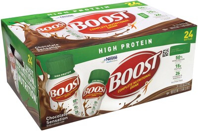 Boost High Protein Complete Nutritional Drink Rich Chocolate, 8 fl oz, 24 Count