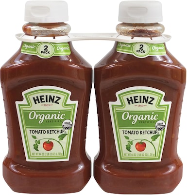 Heinz Organic Tomato Ketchup, 44 oz., 2/Pack (220-00702)