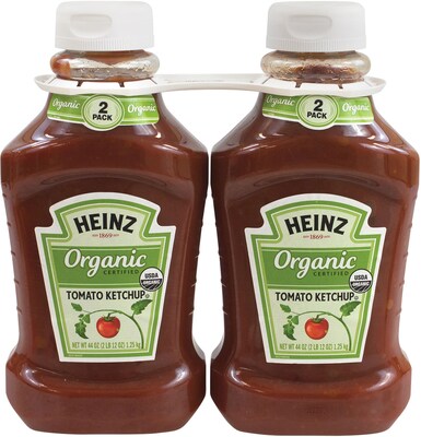 Heinz Organic Tomato Ketchup, 44 oz., 2/Pack (220-00702)