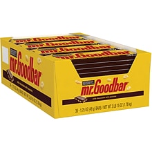 MR. GOODBAR Milk Chocolate Bars, 1.75 oz, 36 Count