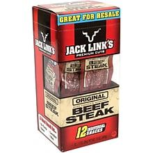 Jack Link’s Salt & Pepper Beef Jerky, 1 oz., 12/Pack (278-00002)