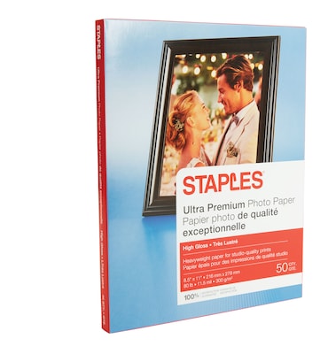 Ultra Premium Photo Paper, 8.5 x 11, High Gloss, 50/Pack (19891-CC)