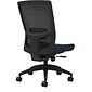 Union & Scale Workplace2.0™ Fabric Task Chair, Navy, Adjustable Lumbar, Armless,  Synchro Seat Slide