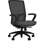 Union & Scale Workplace2.0™ Fabric Task Chair, Iron Ore, Integrated Lumbar, Fixed Arms, Synchro Seat Slide