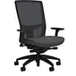 Union & Scale Workplace2.0™ Fabric Task Chair, Iron Ore, Integrated Lumbar, 2D Arms, Advanced Synchro Tilt
