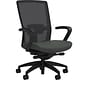 Union & Scale Workplace2.0™ Fabric Task Chair, Iron Ore, Adjustable Lumbar, Fixed Arms, Advanced Synchro Tilt
