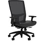 Union & Scale Workplace2.0™ Vinyl Task Chair, Black, Integrated Lumbar, 2D Arms, Synchro Seat Slide