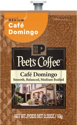 FLAVIA® Peets Coffee Flavia Café Domingo Freshpacks, Medium Roast, 72/Carton (MDR23295)