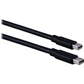 Staples 6’ Mini DisplayPort Cable, Black