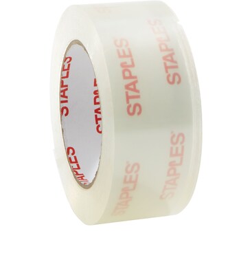 Staples Ultra Heavy Duty Shipping Tape with Hot Melt Adhesive, 1.88" x 110 Yds, Clear, 6/Rolls (10871)