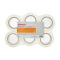 Staples® 1.88 x 109 yds Lightweight Moving and Storage Packing Tape, Clear, 6 Rolls/Pack (ST-A22L-6LW)