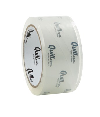 Quill Brand® Acrylic Packaging Tape, 1.8 Mil, 2" x 55 yds., Clear, 6/Pack (ST-QA186)