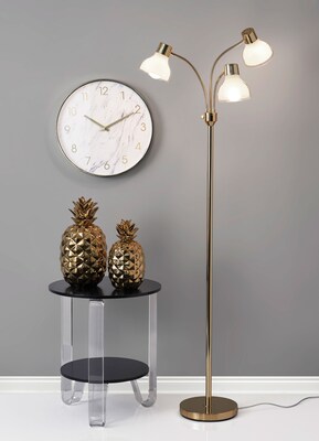Gold adjustable floor lamp clearance