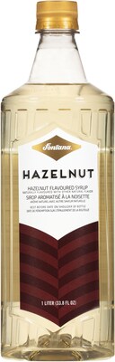 Fontana Hazelnut Flavored Coffee Syrup, 1 Liter (NES41277)