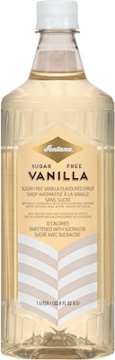 Fontana Sugar-Free Vanilla Flavored Coffee Syrup, 1 Liter (NES41282)