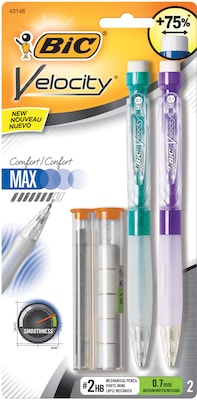 0.7mm Blue Barrel 2 Pack Pentel EZ# 2 Mechanical Pencil 