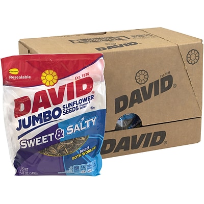 David Jumbo  Sweet and Salty, 5.25 oz, 12 Count