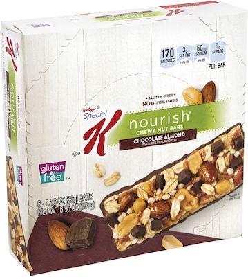 Special K Nourish Chewy Nut Bars Chocolate Almond, 1.16 oz, 5 Count