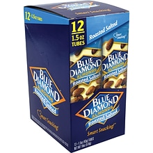 Blue Diamond Roasted Salted Almonds, 1.5 oz., 12 Bags/Pack (220-00735)