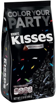 KISSES Milk Chocolates, Black, 17.6 oz., 2 Pack (10072)