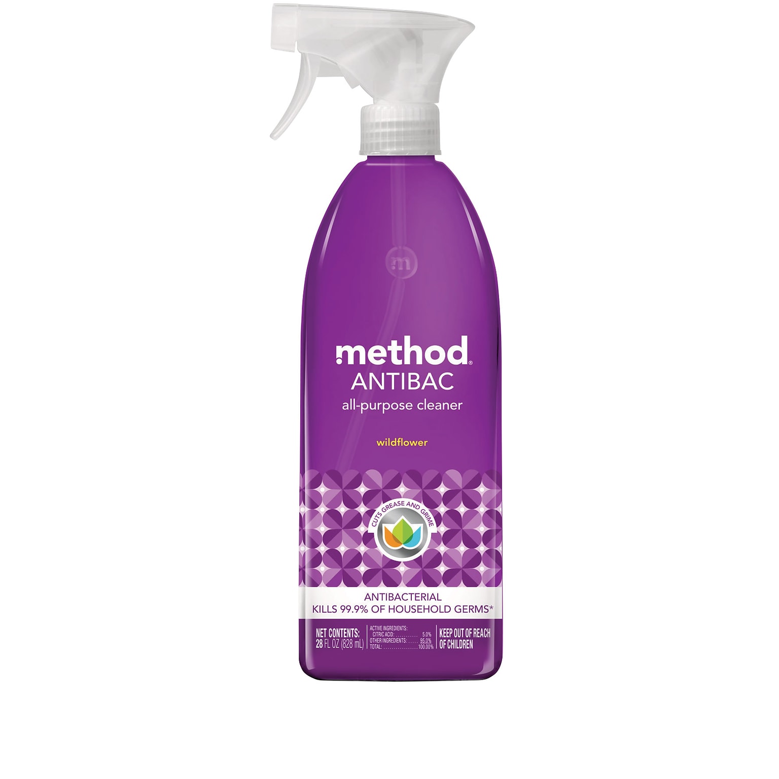 Method® Antibacterial All Purpose Cleaner, Wildflower, 28oz